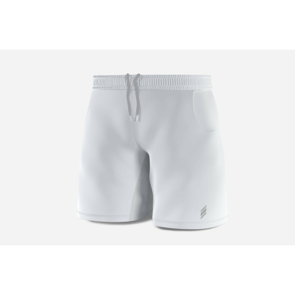 Performance Shorts White/Grey