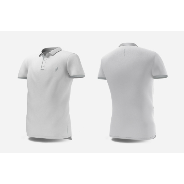 Performance Polo White/Light Grey