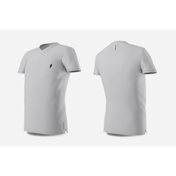 Performance Line V-Neck Light Grey/Black