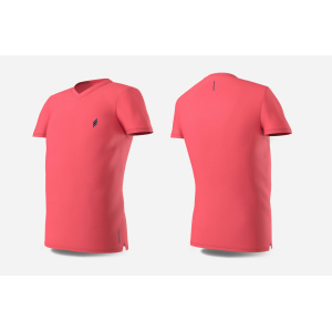 Performance Line V-Neck Peach/Navy