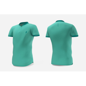 Performance Henley Turquoise